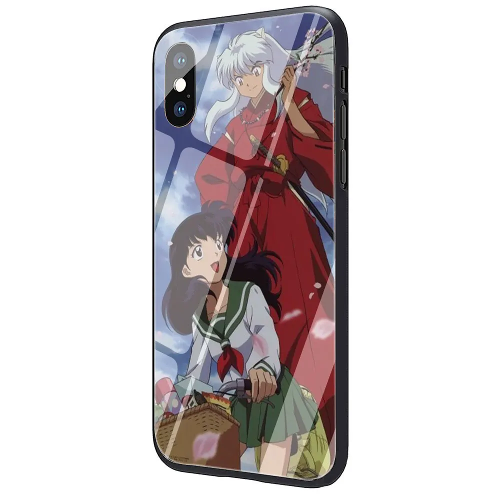 G5 Inuyasha Аниме закаленное стекло чехол для телефона iPhone 11 Pro 6 6S Plus 7 8 Plus X XS XR XS Max - Цвет: G5