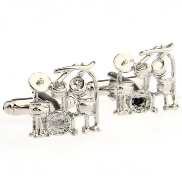 Siver Drum Set Cufflink Cuff Link 15 Pairs Wholesale Free Shipping | Украшения и аксессуары