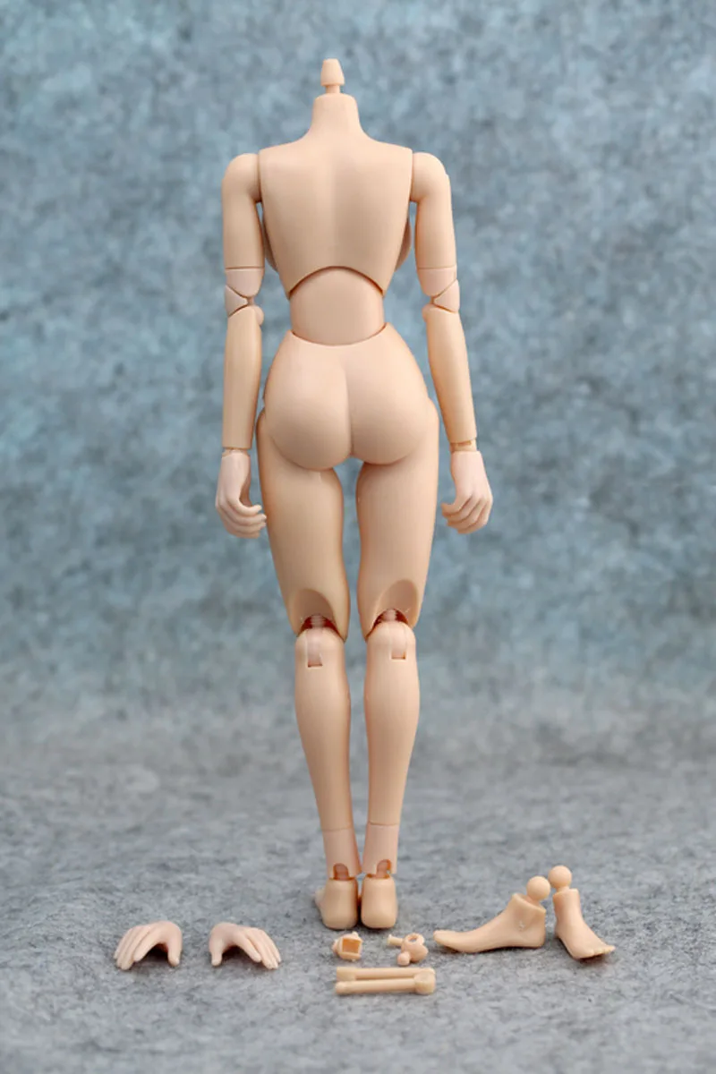12 дюймовая фигурка куклы масштаб 1:6 женская модель тела маленькая грудь большой