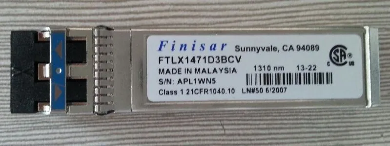 

Finisar FTLX1471D3BCV, SFP 1310