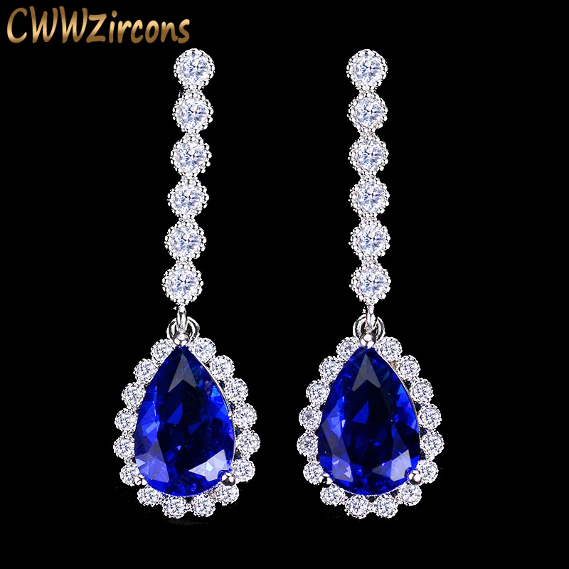 Cwwzircon модные ювелирные изделия 2019 белый золотой цвет круглый кубический цирконий