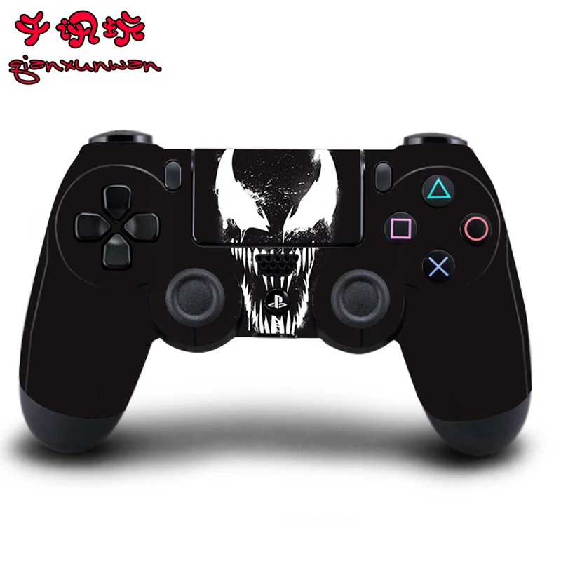 Venom полное покрытие геймпад кожи наклейки для Playstation 4 Dualshock 4 Контроллеры виниловые накладки наклейки Play Station 4 протектор