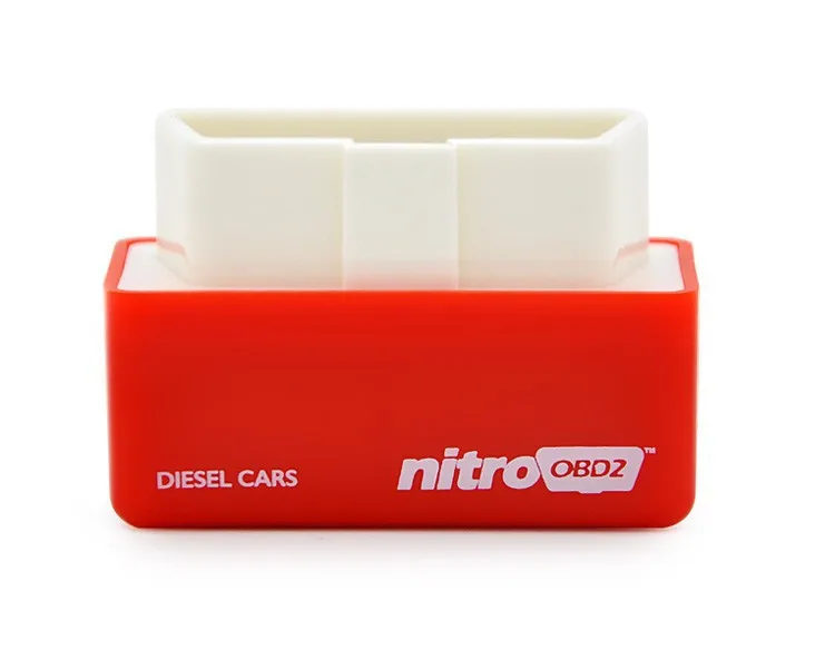 2017 Hot PLUSOBD Plug and Drive NitroOBD2 Performance Chip Tuning Box for Diesel Cars Red Increase Engine Power |