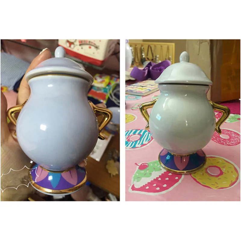 Горячая Распродажа кофейный набор с героями мультфильмов Красавица и Чудовище