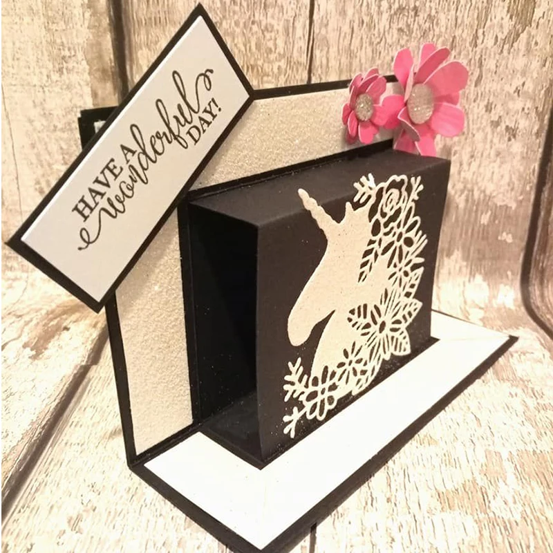 Пресс формы для скрапбукинга с изображением животных в виде единорога 2019