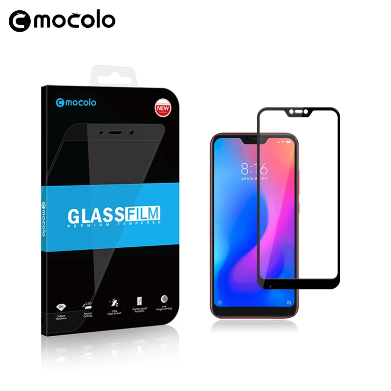Закаленное стекло Mocolo для Xiaomi Redmi 6 Pro защитное с полным покрытием A2 Lite