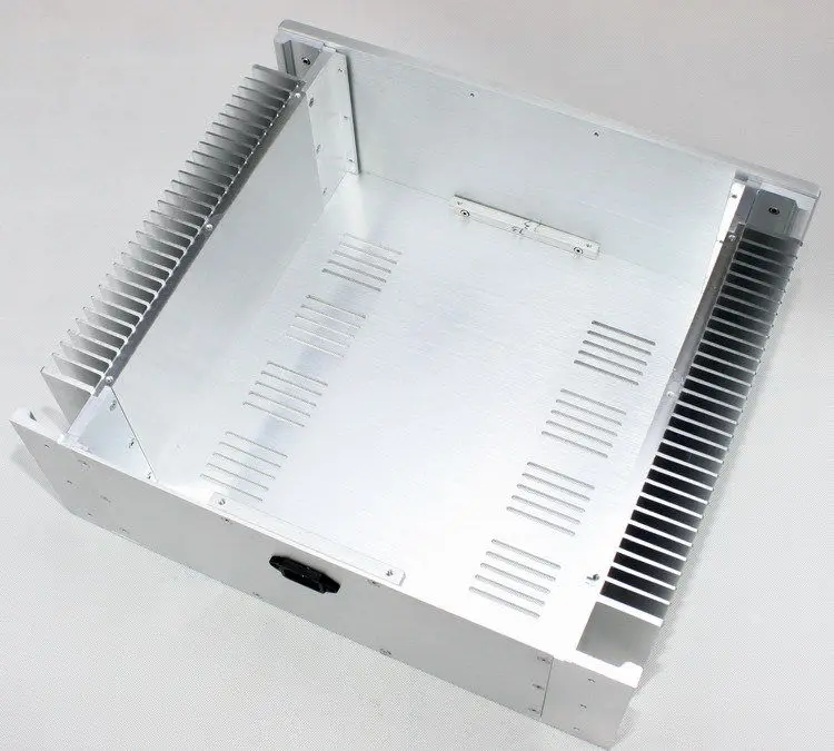 WA85 алюминиевый корпус корпуса чехол для усилителя звука 392x435x155mm|chassis enclosure|aluminium