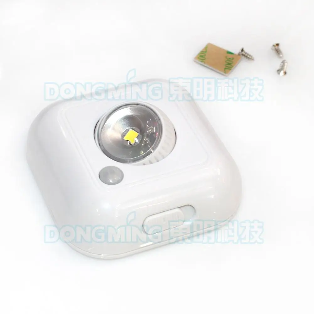 Battery PIR Human Body Motion&ampLight Sensor LED Light Wireless Infrared Induction Lamp for Cabinet Bedside Hallway | Освещение