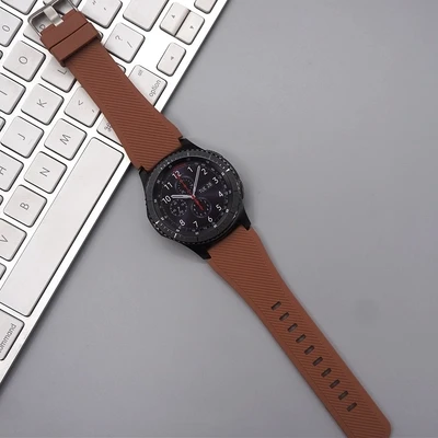 Высококачественный силиконовый ремешок для часов 22 мм Samsung Gear S3 Classic/Frontier браслет