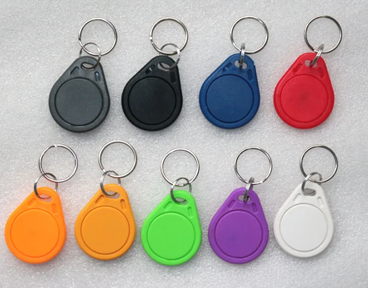 Цветные F08 TK4100 брелоки с двумя картами|keyfob| |