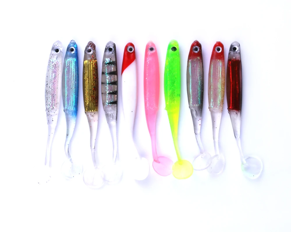 Новинка 10 шт. Pesca искуственные рыболовные приманки для рыбалки 5g Мягкая приманка