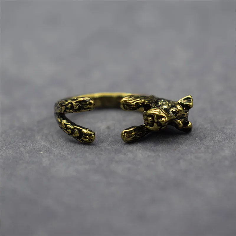 Дропшиппинг винтажные Ретро милые Шнауцер кольца регулируемые шнауцер собака