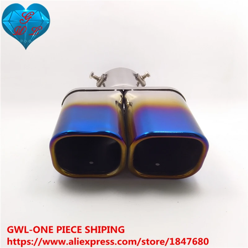 2 вида цветов спортивные выхлопных керамических пластинах 1 в глушитель