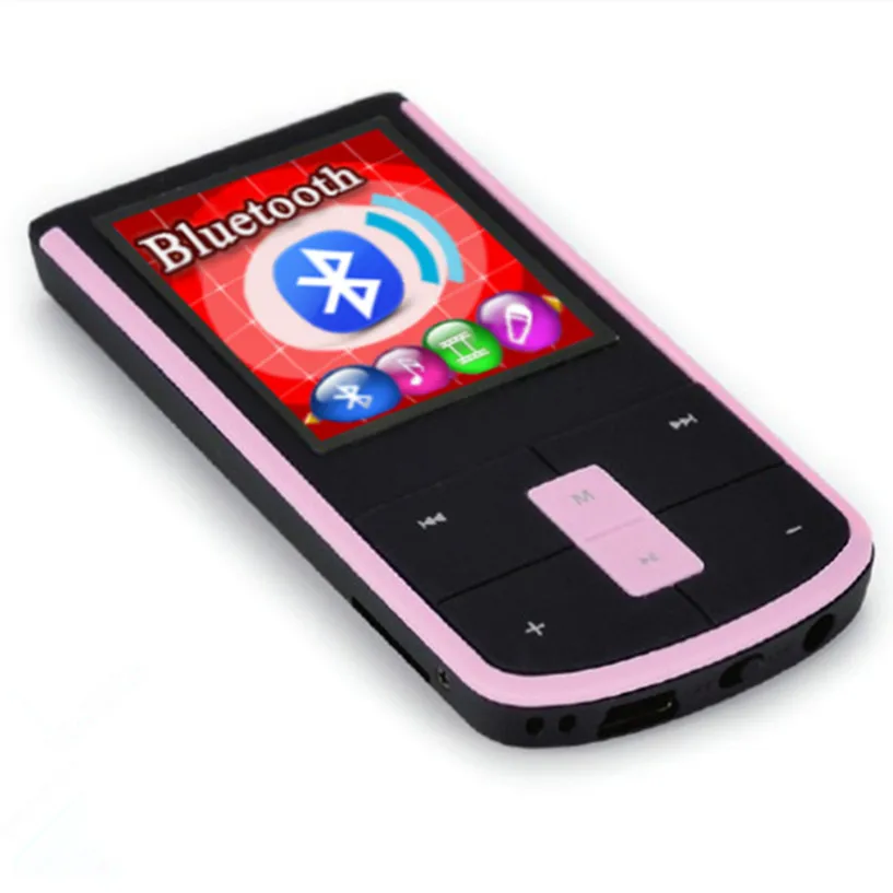 Qinkar 8 ГБ Мини bluetooth спортивный MP3 плеер прорезиненный BT388 fm радио портативный BT
