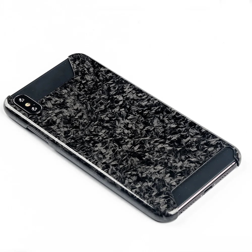 Чехол для iPhone XS Max роскошный тонкий чехол из настоящего кованого углеродного