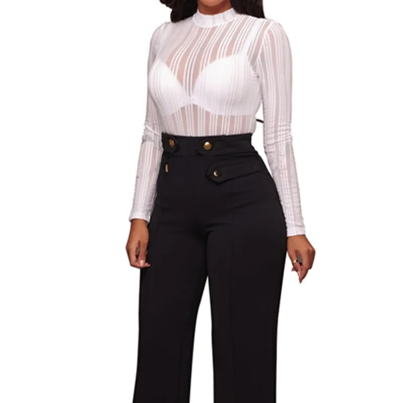 Женское боди с длинным рукавом сетчатый бархатный комбинезон геометрическим