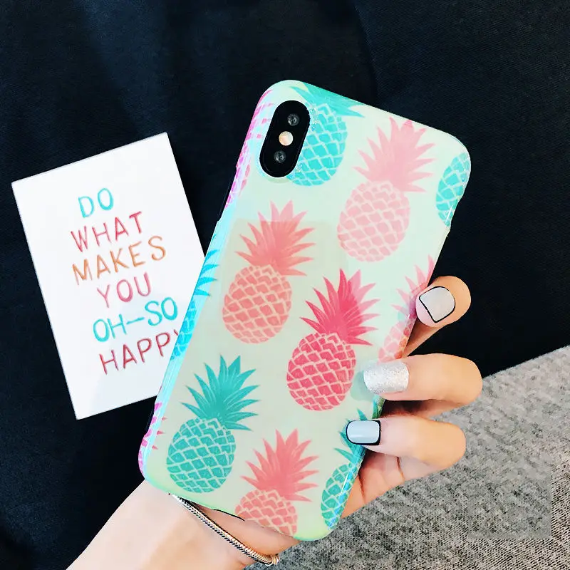 8 Blu-Ray Colorful Pattern Flower Phone Case For iPhone X 6 6S 7 8 Plus Fashion Glossy Planet Universe Series Back Cover - Color: 8