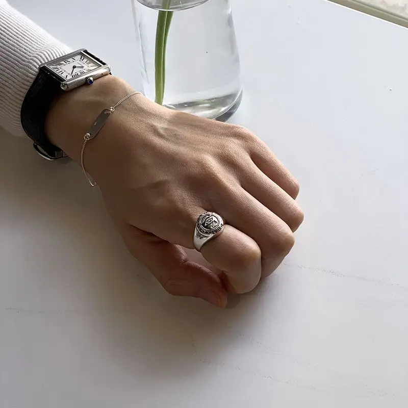 Серебряные кольца для глаз Silvology 925 пробы винтажные Кольца В индустриальном стиле