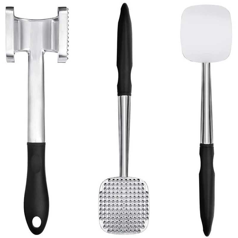 Leeseph молоток для мяса двухсторонний сверхмощный и куриный эхолот оттенивания