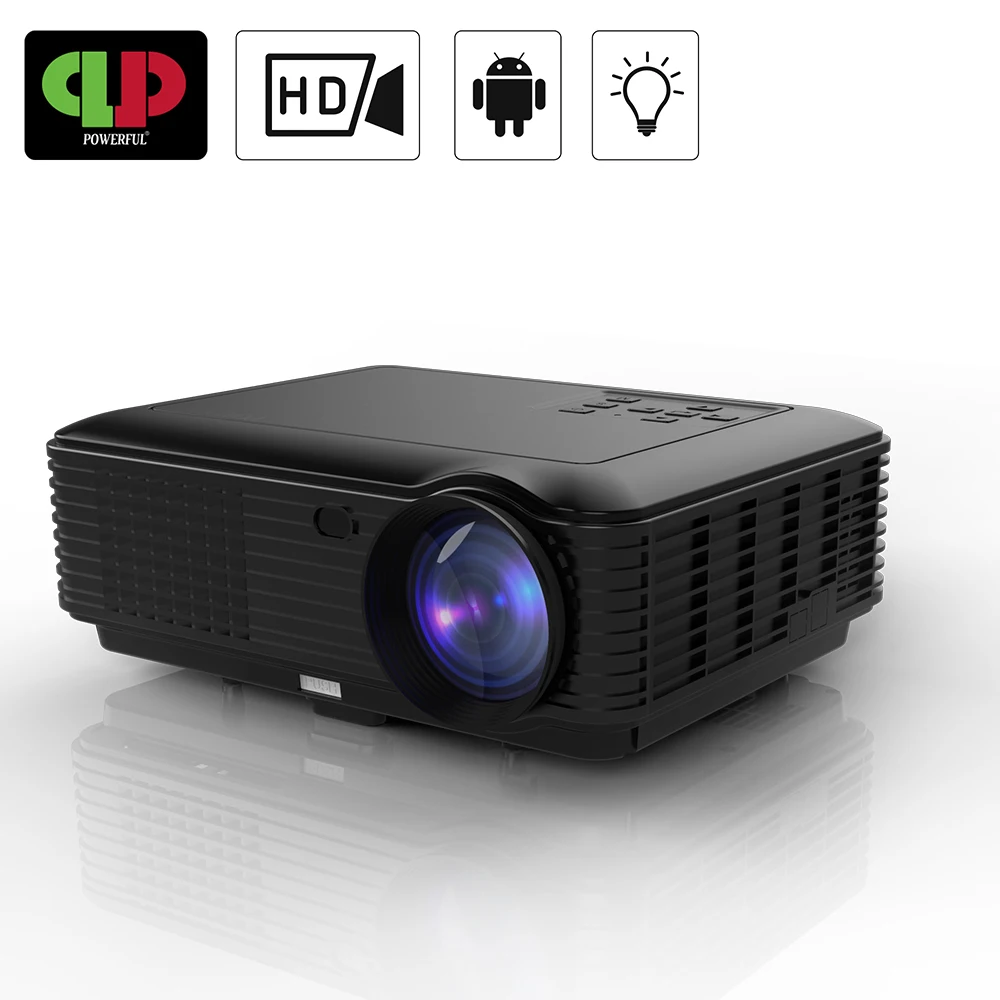 Мощный HD проектор SV 228 ЖК дисплей светодиодный 1280*800 1080 P 4 к Android домашнего видео