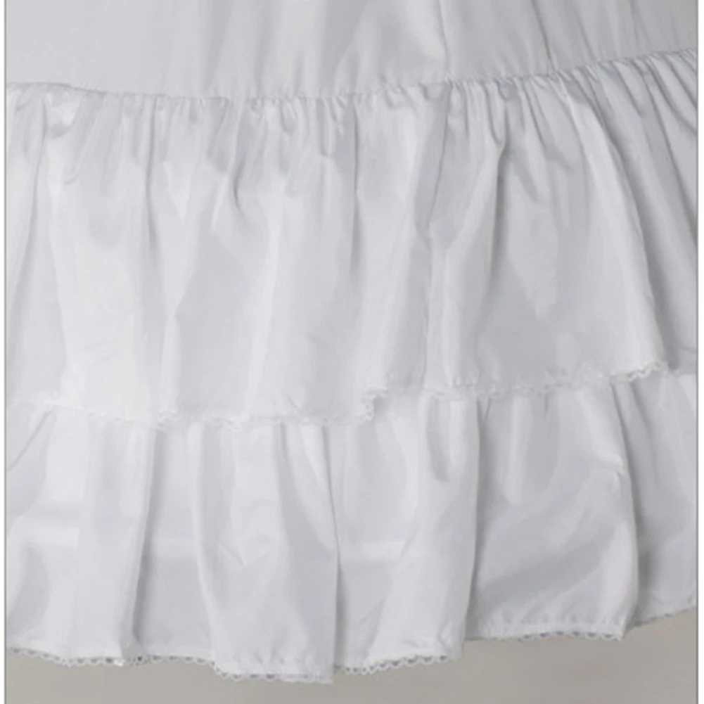 Трапециевидная Длинная свадебная юбка американка длиной до пола с двумя