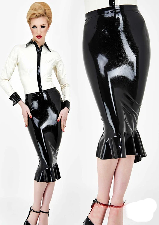 Сексуальное женское черное латексное резиновое платье русалки|dress rubber|dresses dressdress