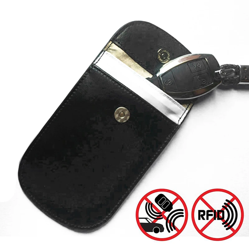 Часть Противоугонная блокировка входа ключ сумка чехол 20*10 см кожа безопасности