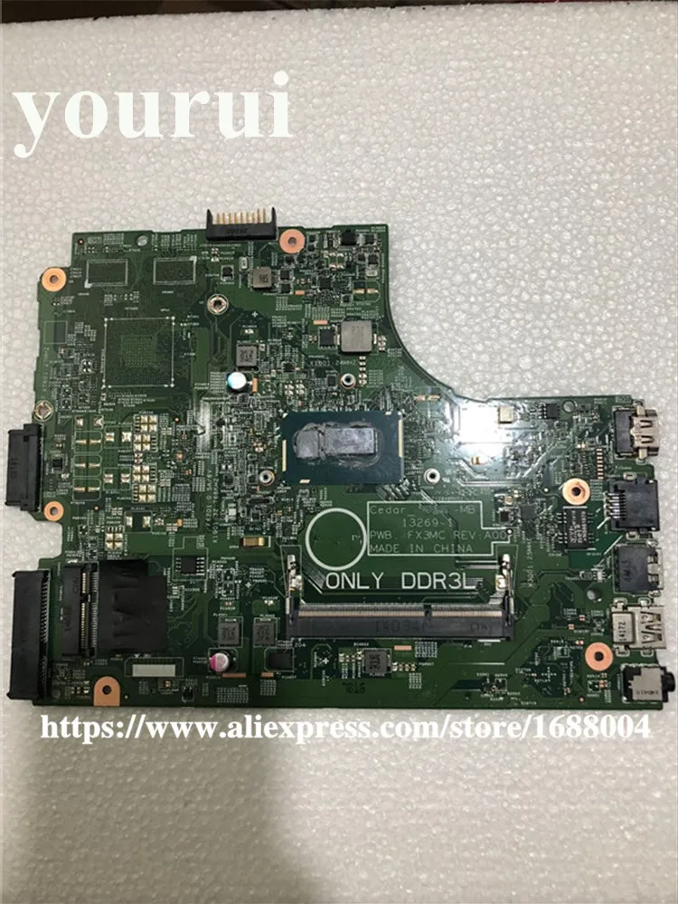 Для 3542 3543 3442 3443 CN 08311V ПРБ FX3MC REV A00 Материнская плата ноутбука SR215 3205U DDR3 100% полностью
