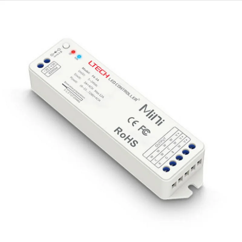 Ltech настенное крепление EX4 управляемый контроллер RGBW Сенсорный Панель RGB/RGBW 2 4 г RF