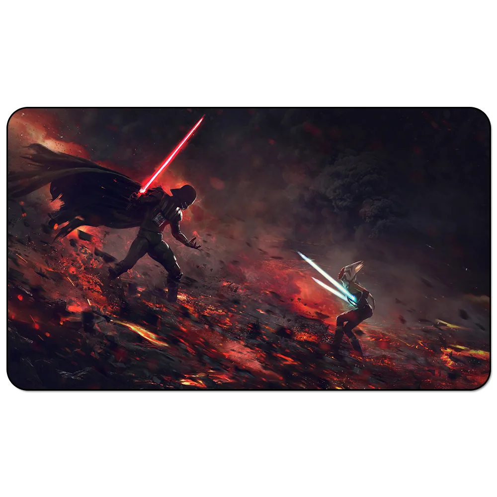 Звездный город, войны игровой коврик, 3D Ahsoka Фантазия девушка джедай световой меч Sci Fi Sith, настольные игры настольный игровой коврик