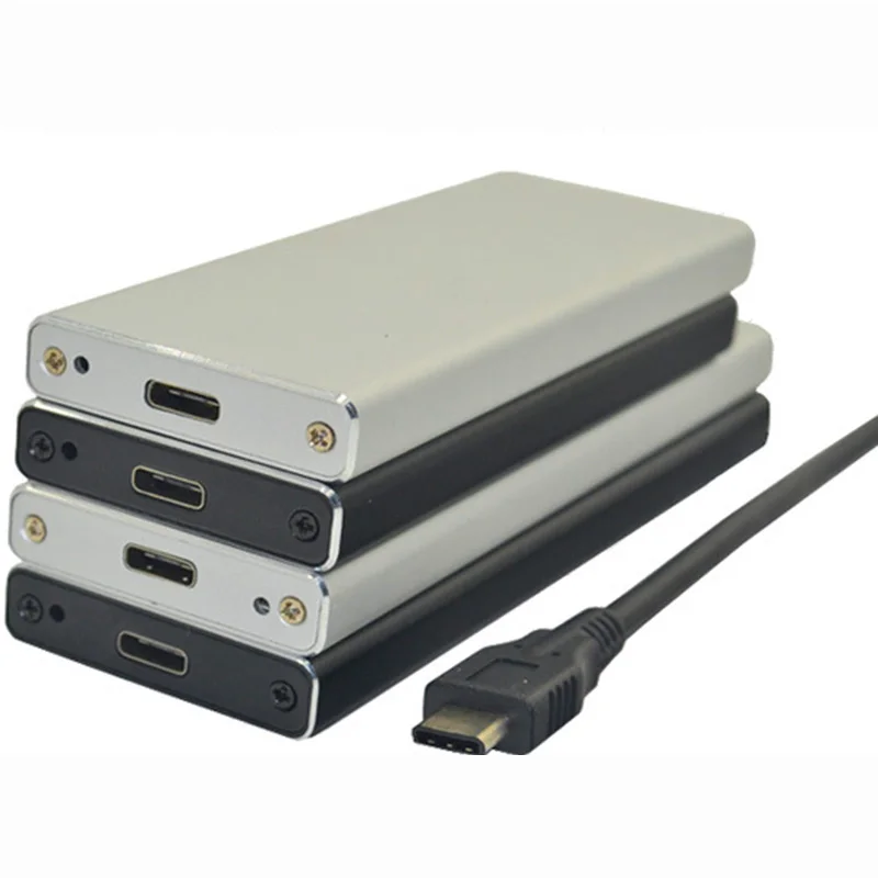 Алюминиевый сплав Usb3.1 к M.2 Ssd Nvme Hdd корпус Ngff Pcie Type-C разъем для жесткого диска Jms583