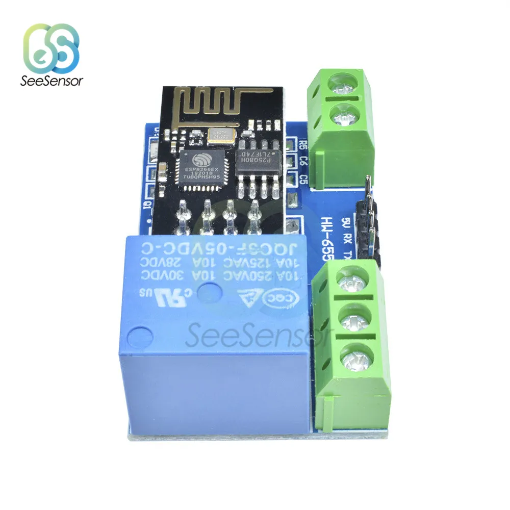 ESP8266 5 В релейный модуль Wi-Fi вещи умный дом дистанционное управление переключатель телефон приложение ESP-01 ESP01 управление Лер Беспроводной Wi-Fi модуль