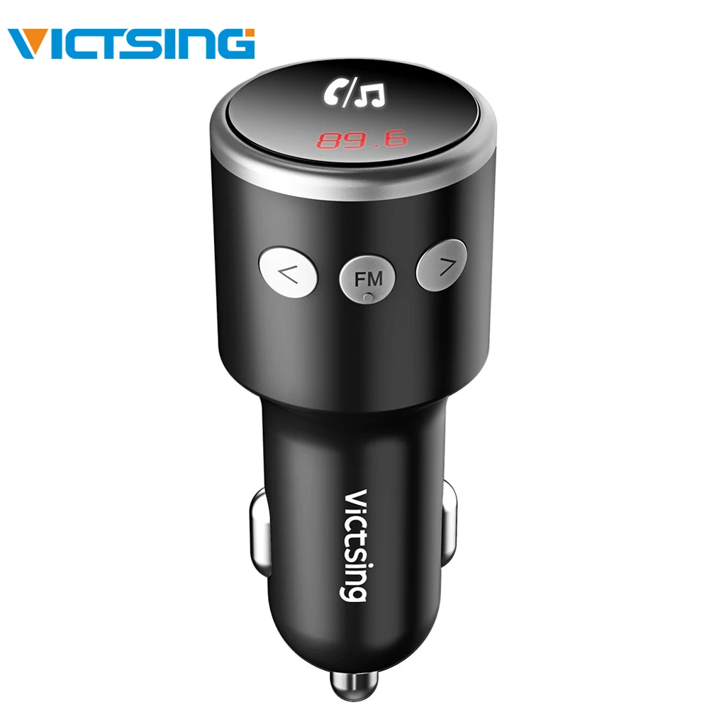 VicTsing Bluetooth fm передатчик для автомобиля QC3.0 беспроводной 4 2 радио адаптер с ручным