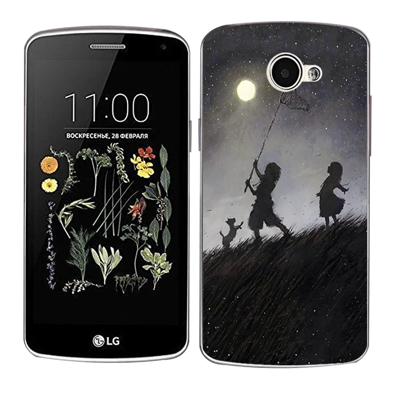 For LG K5 Case Luxury Soft TPU X220 X220DS 5.0&quot K 5 Sea Sand Painted Phone Back Cover Funda | Мобильные телефоны и
