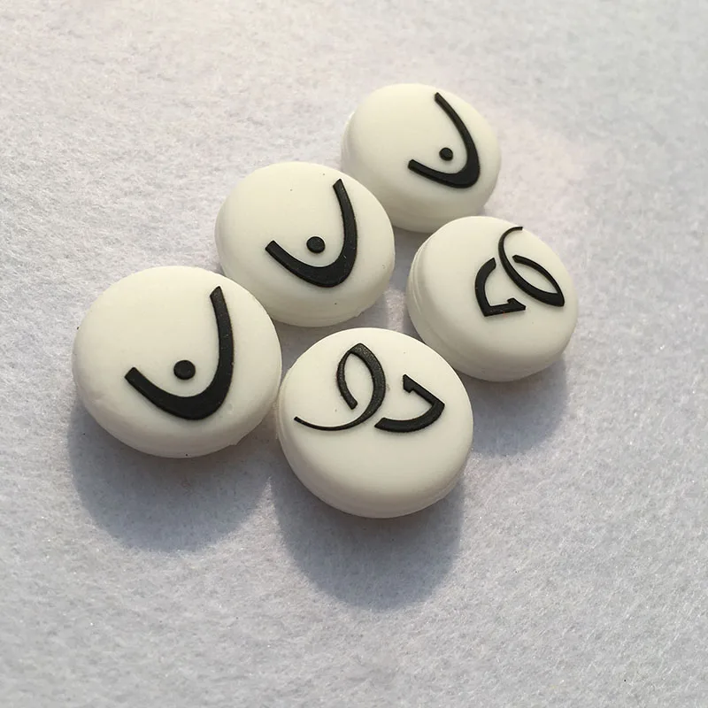 5 шт. силиконовые теннисные ракетки вибрационные амортизаторы белые|vibration