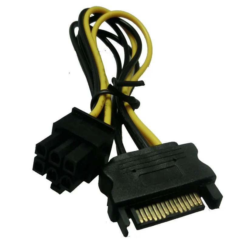 6 шт./лот 4Pin 6Pin PCIe PCI E Express Riser Card 1x к 16x USB 3 0 кабель для передачи данных BTC Miner Machine|pcie