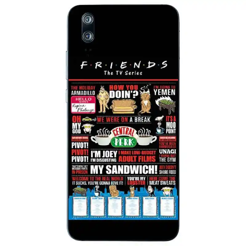 TPU Central perk Кофе с героями телесериала «Друзья», как ты делаешь чехлы для мобильного телефона из мягкого силикона чехол для huawei P8Lite2017 P9 P10 P20Pro Mate20Lite - Цвет: TPU