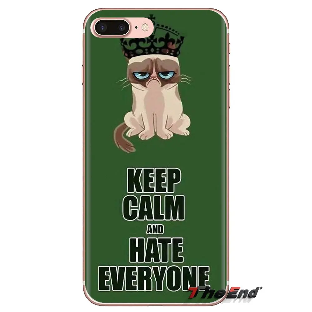 Silicone Skin Cover For Xiaomi Mi3 Samsung A10 A30 A40 A50 A60 A70 Galaxy S2 Note 2 Grand Core Prime Keep Calm and Hate Everyone |