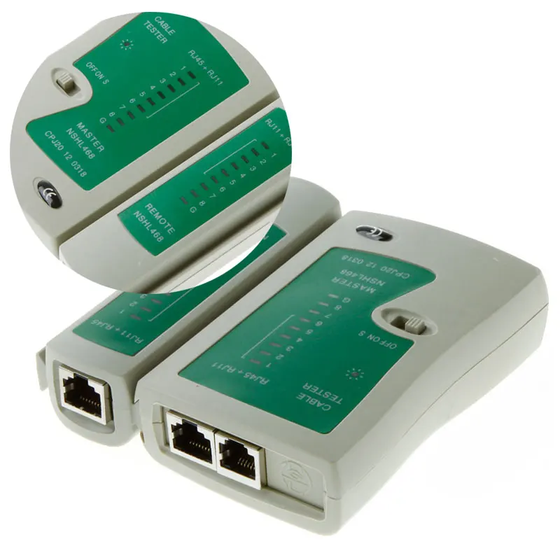Профессиональный сетевой кабель тестер RJ45 RJ11 RJ12 CAT5 UTP LAN кабель тестер сети инструмент розничная