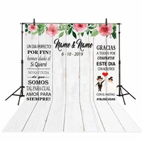 allenjoy vinyl custom background photography wedding love marriage white wooden wall flower romantic fantasy backdrop decoration