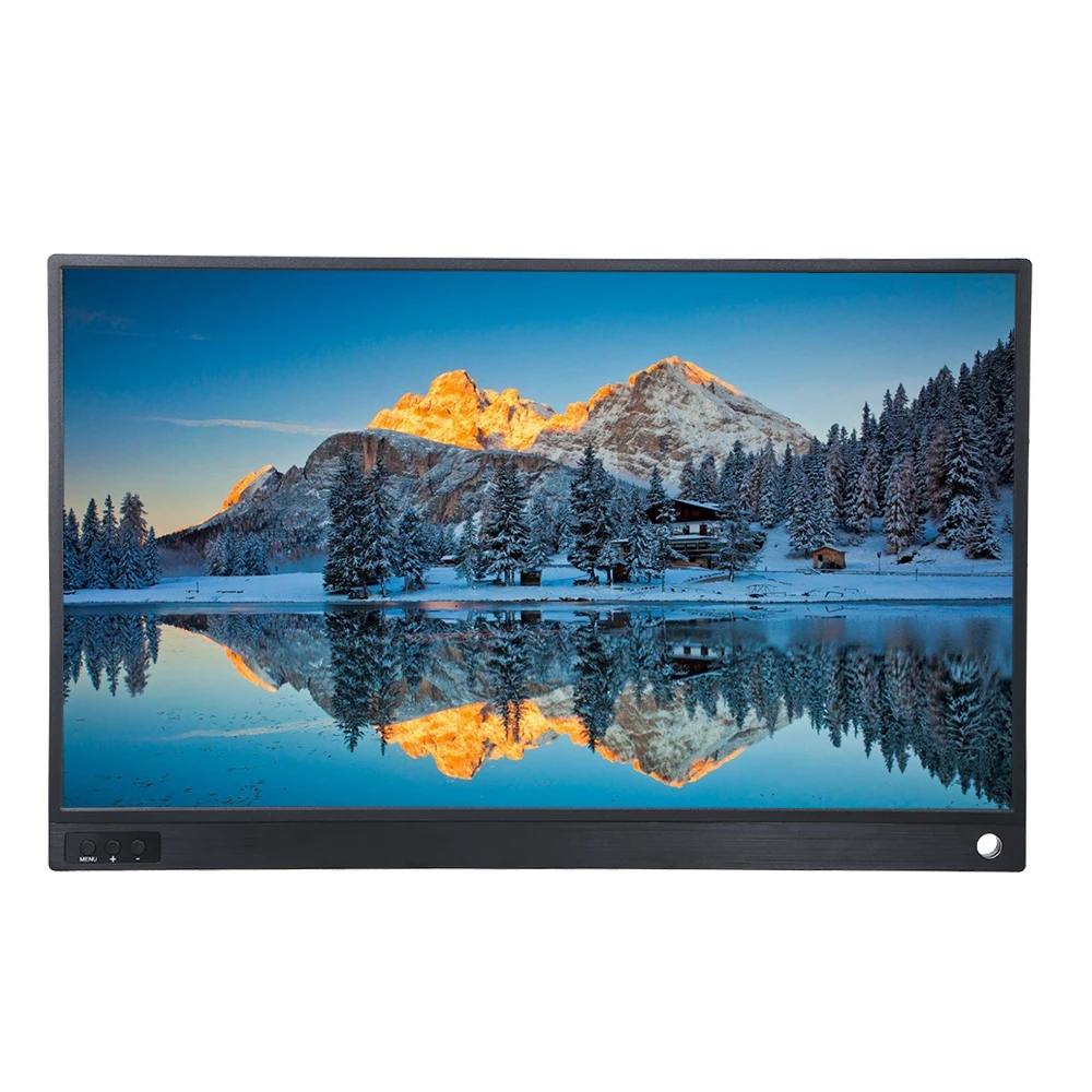T-bao портативный монитор 1920x1080 HD ips 15,6-дюймовый дисплей сенсорный экран монитор 8000 мАч аккумуляторная батарея с кожаным чехлом