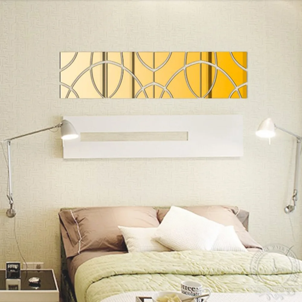 Funlife быстрая продажа через 3D стерео акриловые украшения для дома зеркальные