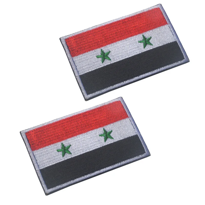 Сирийский флаг тактический боевой сирийский нарукавник Нагрудный значок