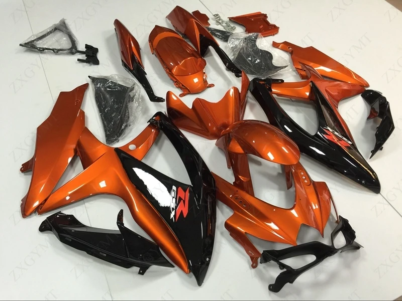 Корпус GSXR 600 2008 - 2010 K8 оранжевые черные обтекатели 750 09 10 Обтекатели GSX R 08 |