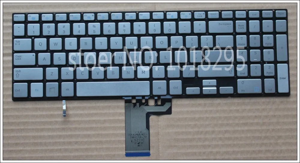 Новая клавиатура для ноутбука samsung 770Z5E NP770Z5E 780Z5E NP780Z5E NP880Z5E NP670Z5E 670Z5E с серебристой подсветкой