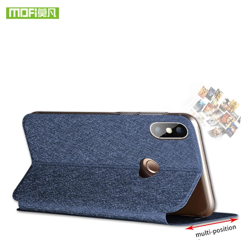 Mofi для Xiaomi Redmi Note 5 Pro Чехол для Redmi Note 5 Pro роскошный силиконовый кожаный чехол-книжка для Redmi Note 5 Чехол
