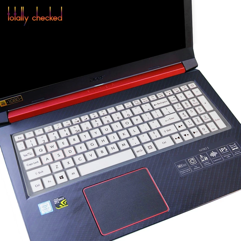 Защитный чехол-клавиатура для 15," acer NITRO 5 AN515-52 AN515 AN5 VX 15 VX5-591G V 17 Gaming VN7-793G 17,3
