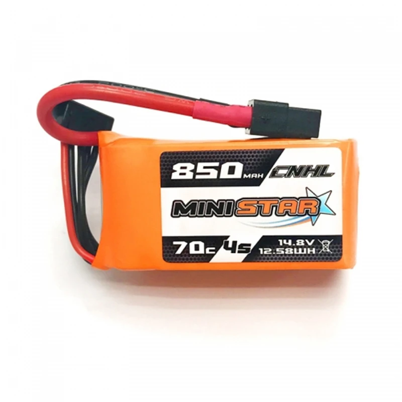 CNHL MiniStar 850 mAh 14,8 V 4S 70C Липо XT60 Разъем для RC Drone Quadcopter FPV Racing