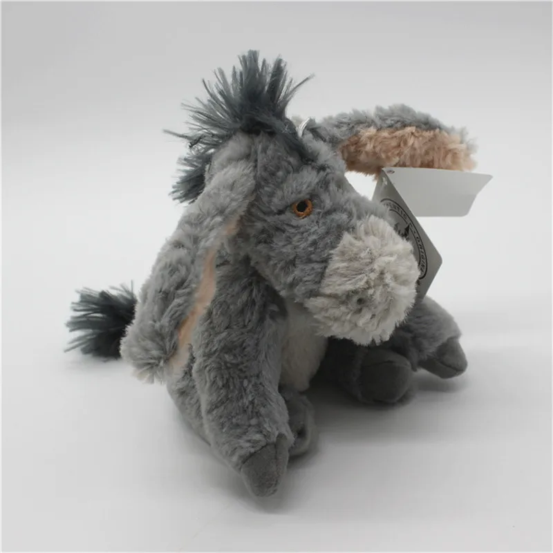 1piece 12cm Donkey Stuff Animal Soft Plush Toy Doll Birthday Children &amp Gril friend Gifts Eeeyore plush pendant toys | Игрушки и