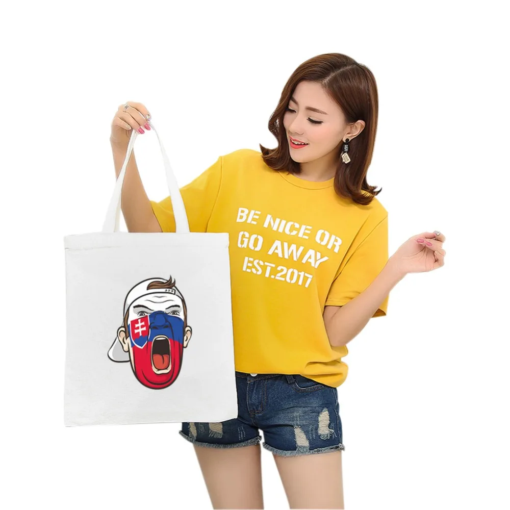 2018 чемпионат мира России печать девушка сумка Пейсли дамская женская Холщовая